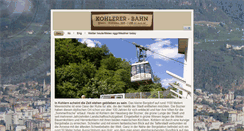 Desktop Screenshot of kohlererbahn.it
